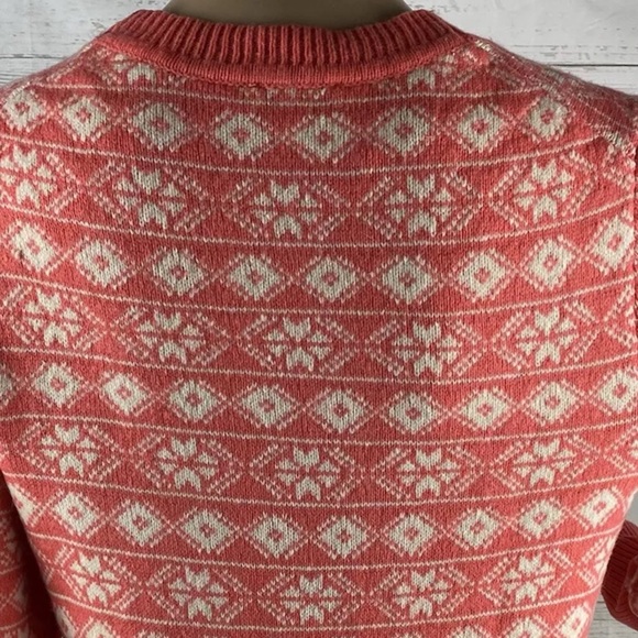 Gap Snowflake Sweater ❤️ Lambswool Blend - Picture 10 of 12